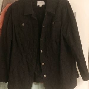 Long sleeve black jacket